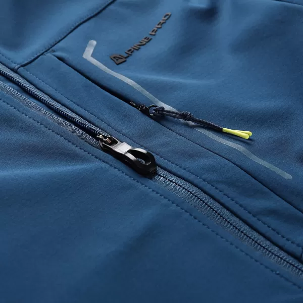  Dámska bunda softshell ALPINE PRO ESPRITA LJCB589 MODRÝ 