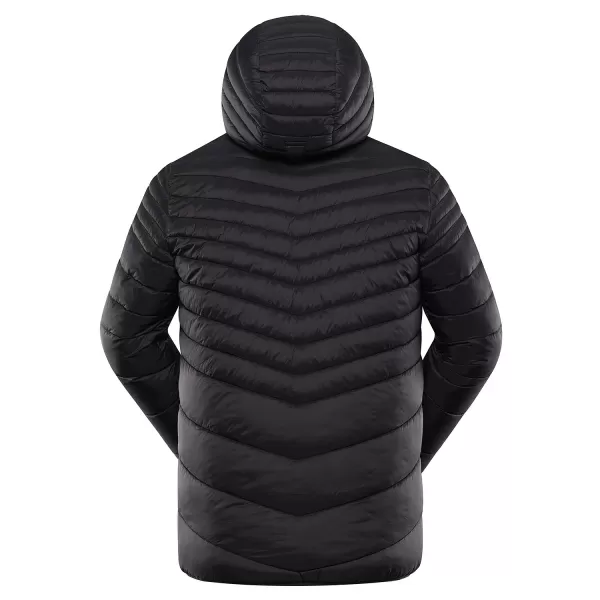  Pánska obojstranná bunda hi-therm ALPINE PRO EROM MJCD628 ČIERNA 