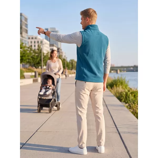  Fleecová unisex vesta ALTISPORT NoPrint NP/ALU815 PETROLEJ 
