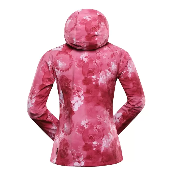  Dámska bunda softshell ALPINE PRO HOORA LJCC590 ČERVENÝ 