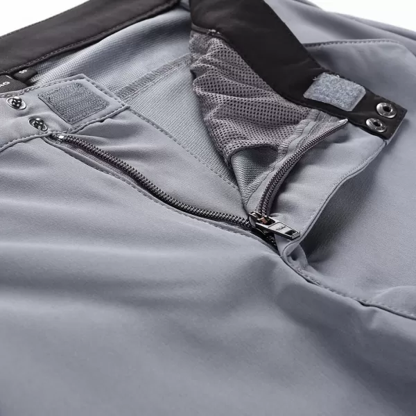  Pánske softshell šortky ALPINE PRO bak MPAC711 šedá 