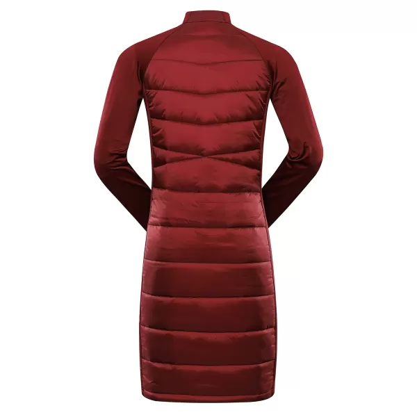  Dámske šaty hi-therm ALPINE PRO OMERA LSKB459 ČERVENÝ 