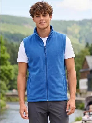 Fleecová unisex vesta ALTISPORT NoPrint NP/ALU815 AZÚROVO MODRÁ