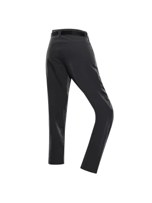 Pánske softshell nohavice ALPINE PRO CORB MPAD672 TMAVO ŠEDÝ
