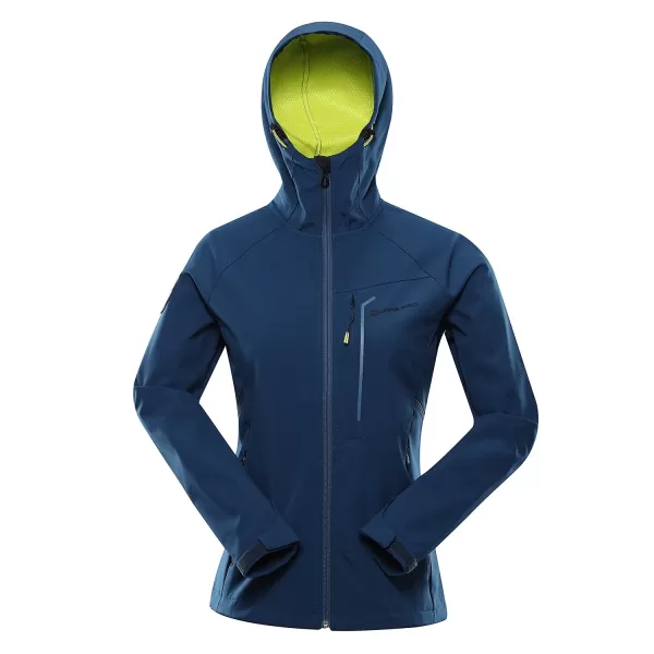  Dámska bunda softshell ALPINE PRO ESPRITA LJCB589 MODRÝ 