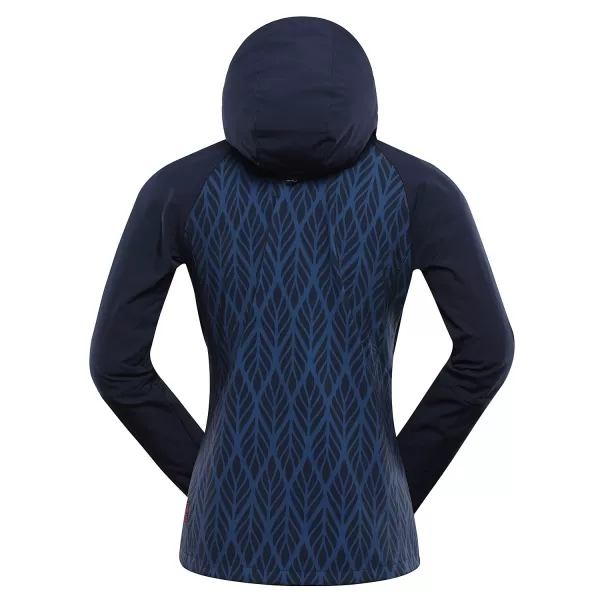  Dámska bunda softshell ALPINE PRO HOORA LJCD590 MODRÝ INDIGO 