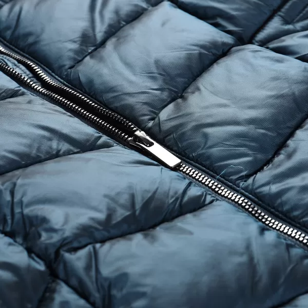 Dlouhy dámsky ultralight kabát ALPINE PRO OREFA LCTD209 MODRÝ MYKONOS 