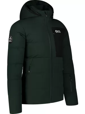 Pánska zimná bunda NORDBLANC ORIENTING NBWJM8057 TMAVO zelená