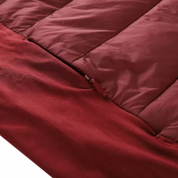  Dámske šaty hi-therm ALPINE PRO OMERA LSKB459 ČERVENÝ 