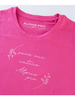 Tričko ALPINE PRO BADENA LTSY007 RUŽOVÝ