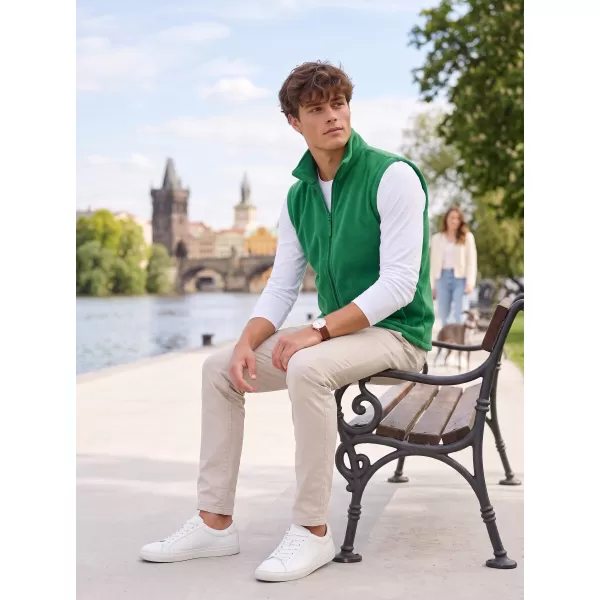  Fleecová unisex vesta ALTISPORT NoPrint NP/ALU815 STREDNE ZELENÁ 