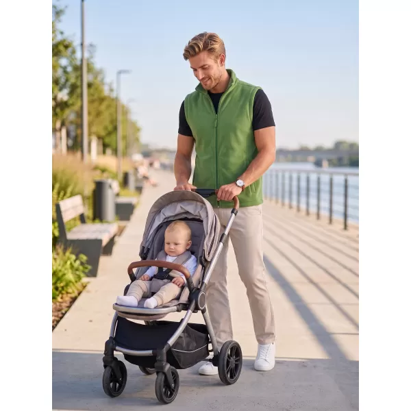  Fleecová unisex vesta ALTISPORT NoPrint NP/ALU815 TRÁVOVO ZELENÁ 