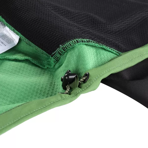  Pánska bunda so softshell ALPINE PRO ESPRIT MJCD622 ZELENÝ 