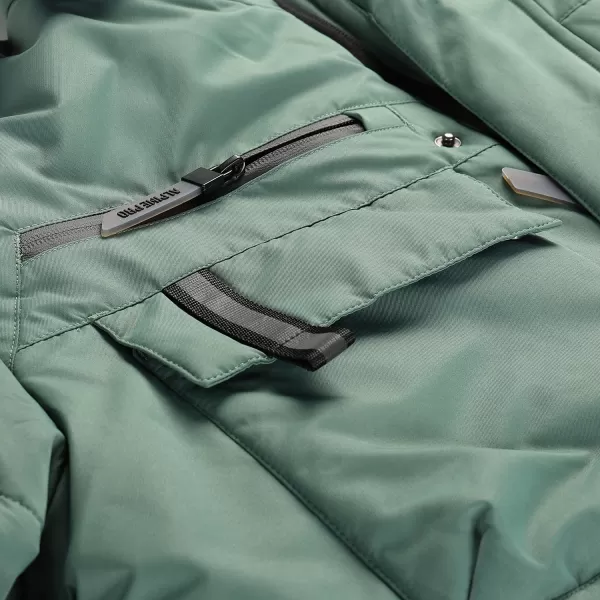  Pánska bunda ALPINE PRO WERD MJCD681 zelená 