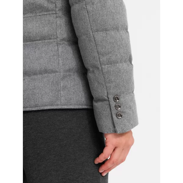  Pánska bunda OMBRE om-jalp-0170 šedá 