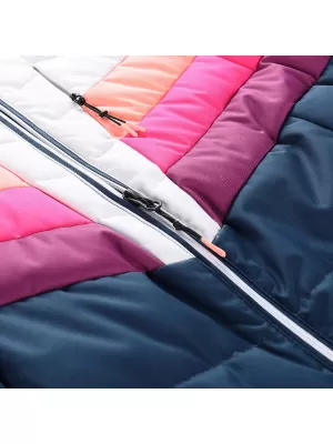 Dámska páperová lyžiarska bunda ALPINE PRO FEEDRA LJCB604 MODRÁ