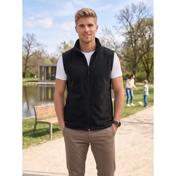  Fleecová unisex vesta ALTISPORT NoPrint NP/ALU815 ČIERNA 