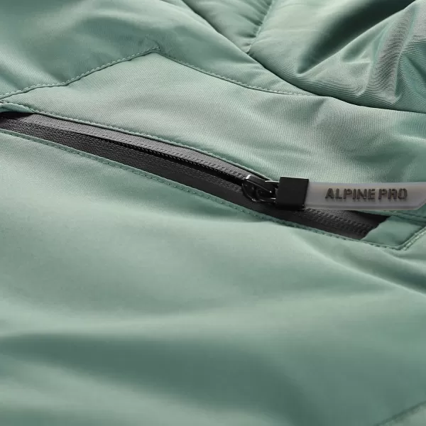  Pánska bunda ALPINE PRO WERD MJCD681 zelená 