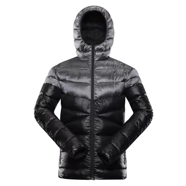  Pánska hi-Therm bunda alpina pre Rog Mjcb627 čierna 