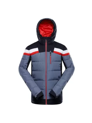 Pánska páperová lyžiarska bunda ALPINE PRO FERER MJCD697 MODRÁ