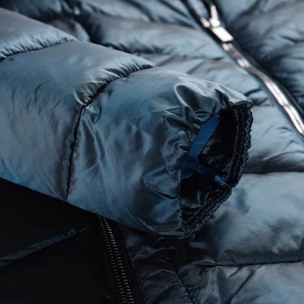  Dlouhy dámsky ultralight kabát ALPINE PRO OREFA LCTD209 MODRÝ MYKONOS 