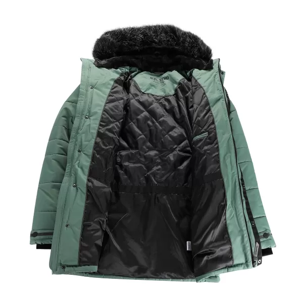  Pánska bunda ALPINE PRO WERD MJCD681 zelená 