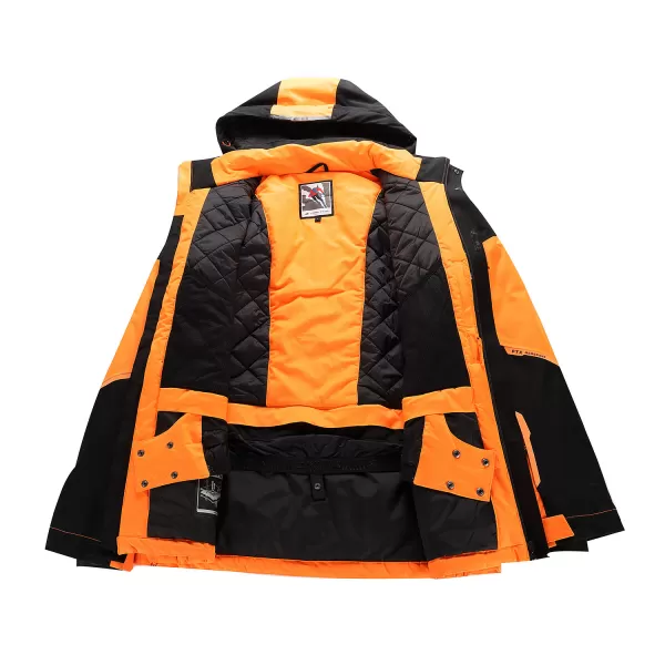  Pánska lyžiarska bunda ALPINE PRO DEAR MJCD695 NEÓN 