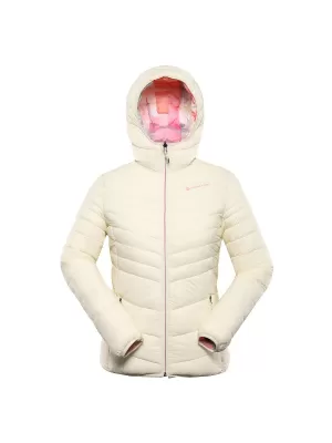 Dámska obojstranná bunda hi-therm ALPINE PRO EROMA LJCD595 KRÉMOVÁ