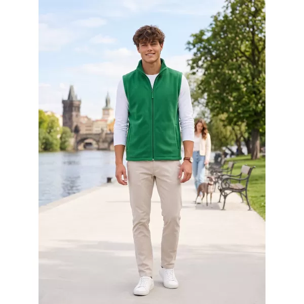  Fleecová unisex vesta ALTISPORT NoPrint NP/ALU815 STREDNE ZELENÁ 