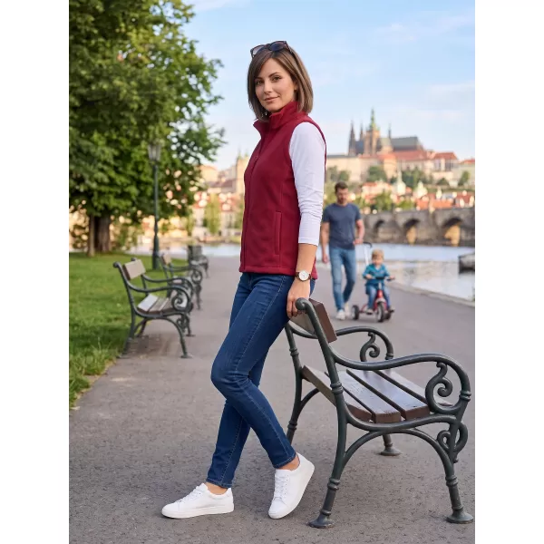  Fleecová unisex vesta ALTISPORT NoPrint NP/ALU815 MARLBORO ČERVENÁ 