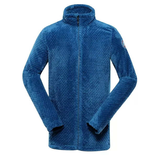  Teplá mikina ALPINE PRO LOMM MSWD388 MODRÝ MYKONOS 