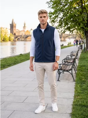 Unisex vesta ALTISPORT NoPrint NP/ALU525 NÁMORNÍCKA MODRÁ
