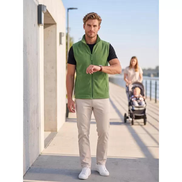  Fleecová unisex vesta ALTISPORT NoPrint NP/ALU815 TRÁVOVO ZELENÁ 