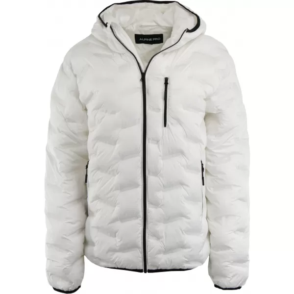  Pánska bunda ALPINE PRO MARED MJCD712 BIELA 