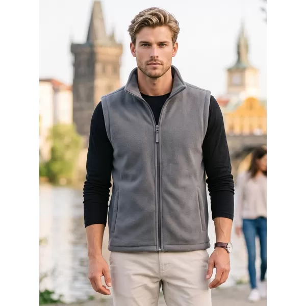  Fleecová unisex vesta ALTISPORT NoPrint NP/ALU815 OCEĽOVO ŠEDÁ 