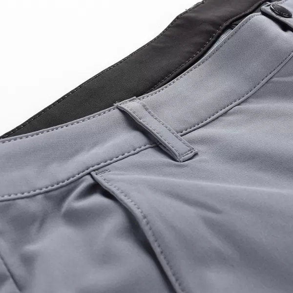  Pánske softshell šortky ALPINE PRO bak MPAC711 šedá 