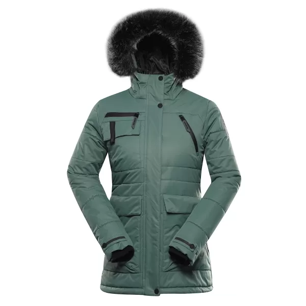  Dámska bunda ALPINE PRO Werda LJCD644 GREEN 