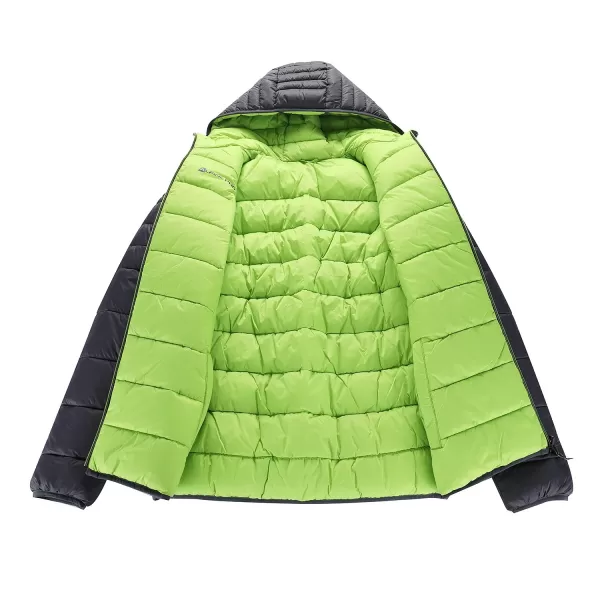  Pánska obojstranná bunda hi-therm ALPINE PRO EROM MJCD628 TMAVO ŠEDÁ 