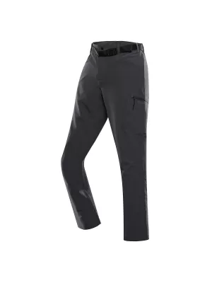 Pánske softshell nohavice ALPINE PRO CORB MPAD672 TMAVO ŠEDÝ