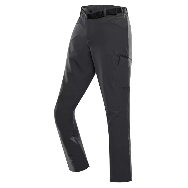  Pánske softshell nohavice ALPINE PRO CORB MPAD672 TMAVO ŠEDÝ 