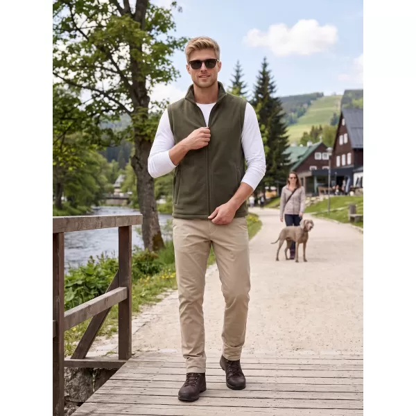  Fleecová unisex vesta ALTISPORT NoPrint NP/ALU815 VOJENSKÉ 