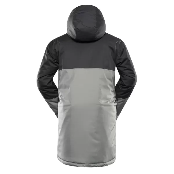  Pánska lyžiarska bunda ALPINE PRO GARG MJCD698 TMAVO ŠEDÝ 