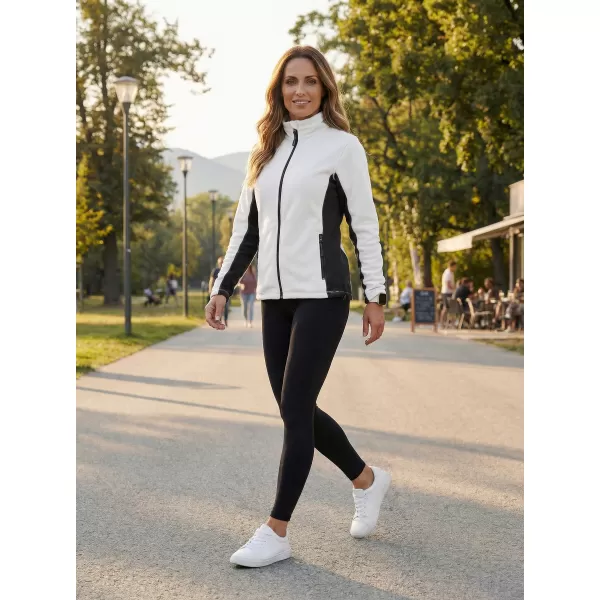  Dámska fleecová mikina ALTISPORT NoPrint NP/ALW825 BIELA 
