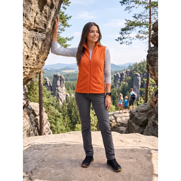  Fleecová unisex vesta ALTISPORT NoPrint NP/ALU815 ORANŽOVÁ 