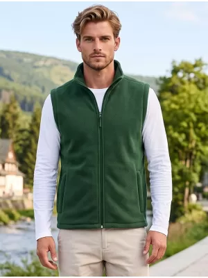 Fleecová unisex vesta ALTISPORT NoPrint NP/ALU815 FĽAŠKOVO ZELENÉ