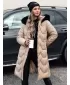 Dámsky kabát DSTREET WINTERACT TY4777 BÉŽOVÁ