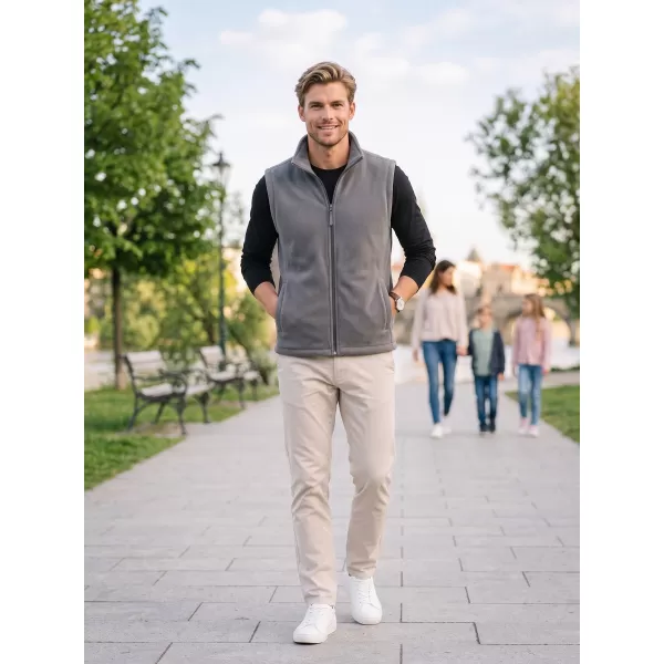  Fleecová unisex vesta ALTISPORT NoPrint NP/ALU815 OCEĽOVO ŠEDÁ 
