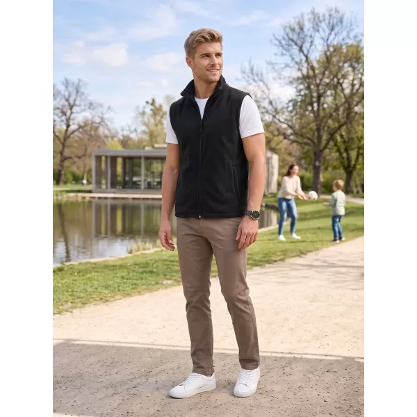  Fleecová unisex vesta ALTISPORT NoPrint NP/ALU815 ČIERNA 