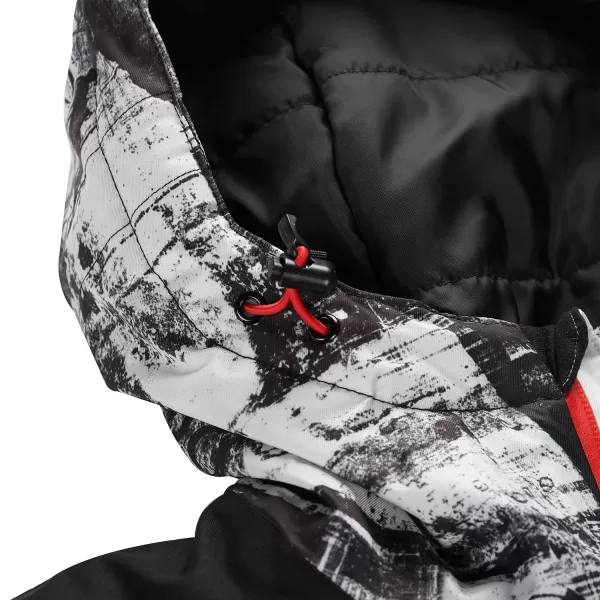  Pánska lyžiarska bunda ALPINE PRO UZER MJCB639 ŠEDÁ 