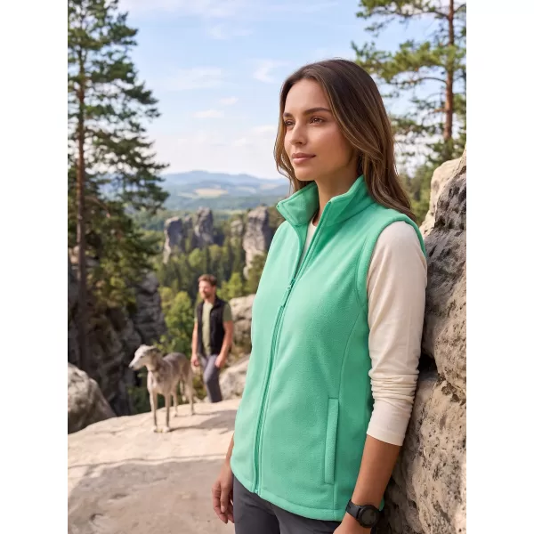  Fleecová unisex vesta ALTISPORT NoPrint NP/ALU815 MÄTA 